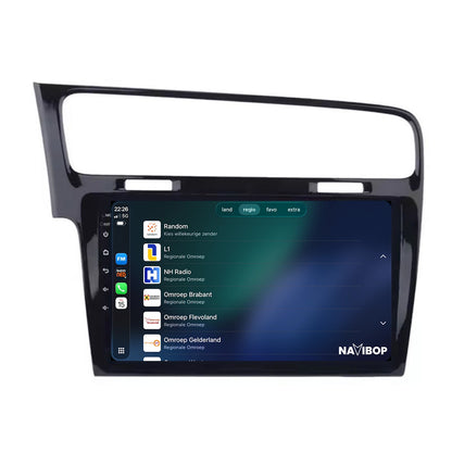 Volkswagen Golf 7 - Zwart | Autoradio | CarPlay & Android Auto | Android 15.0 | 2013 t/m 2020
