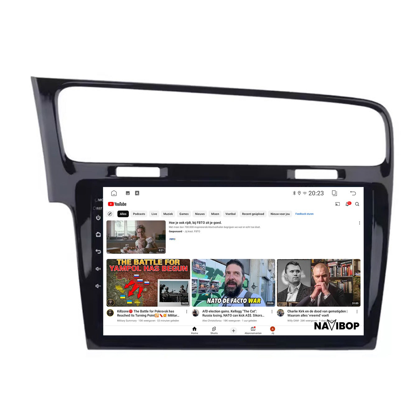 Volkswagen Golf 7 - Zwart | Autoradio | CarPlay & Android Auto | Android 15.0 | 2013 t/m 2020