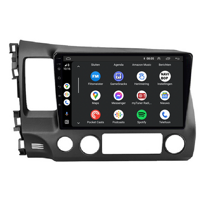 Honda Civic | Autoradio | CarPlay & Android Auto | Android 15.0 | 1996 t/m 2000