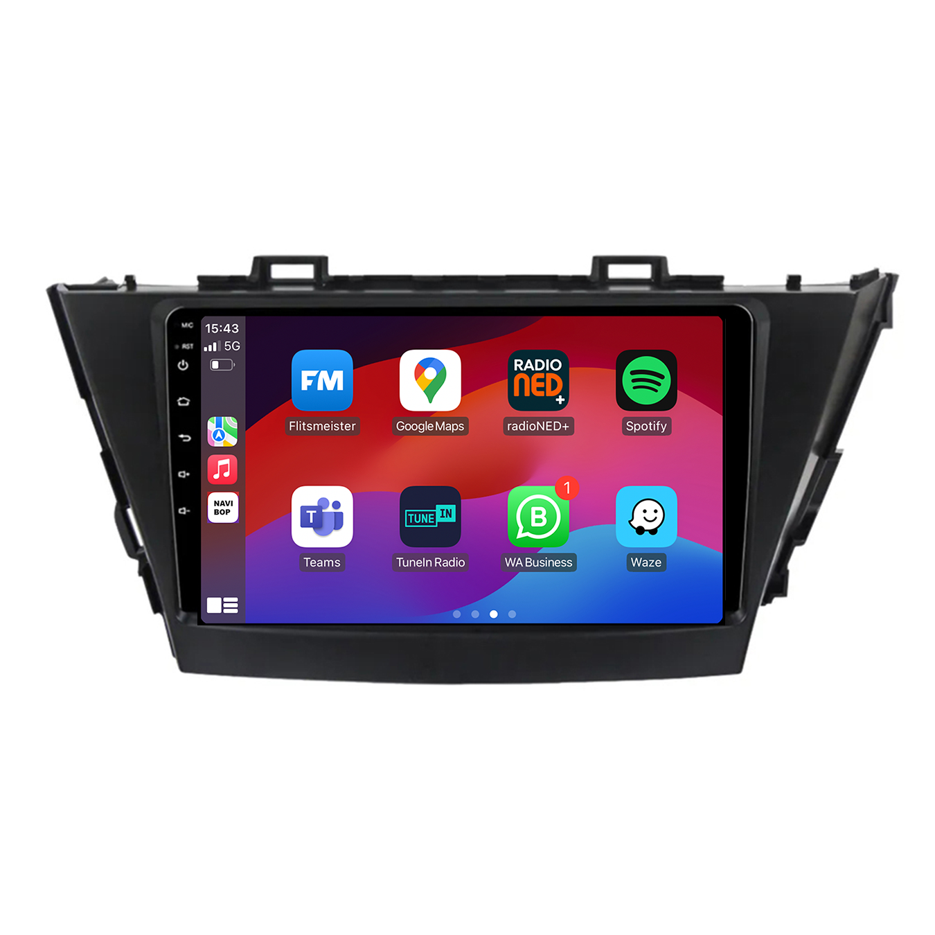 Toyota Prius Plus | Autoradio | CarPlay & Android Auto | Android 15.0 | 2012 t/m 2017