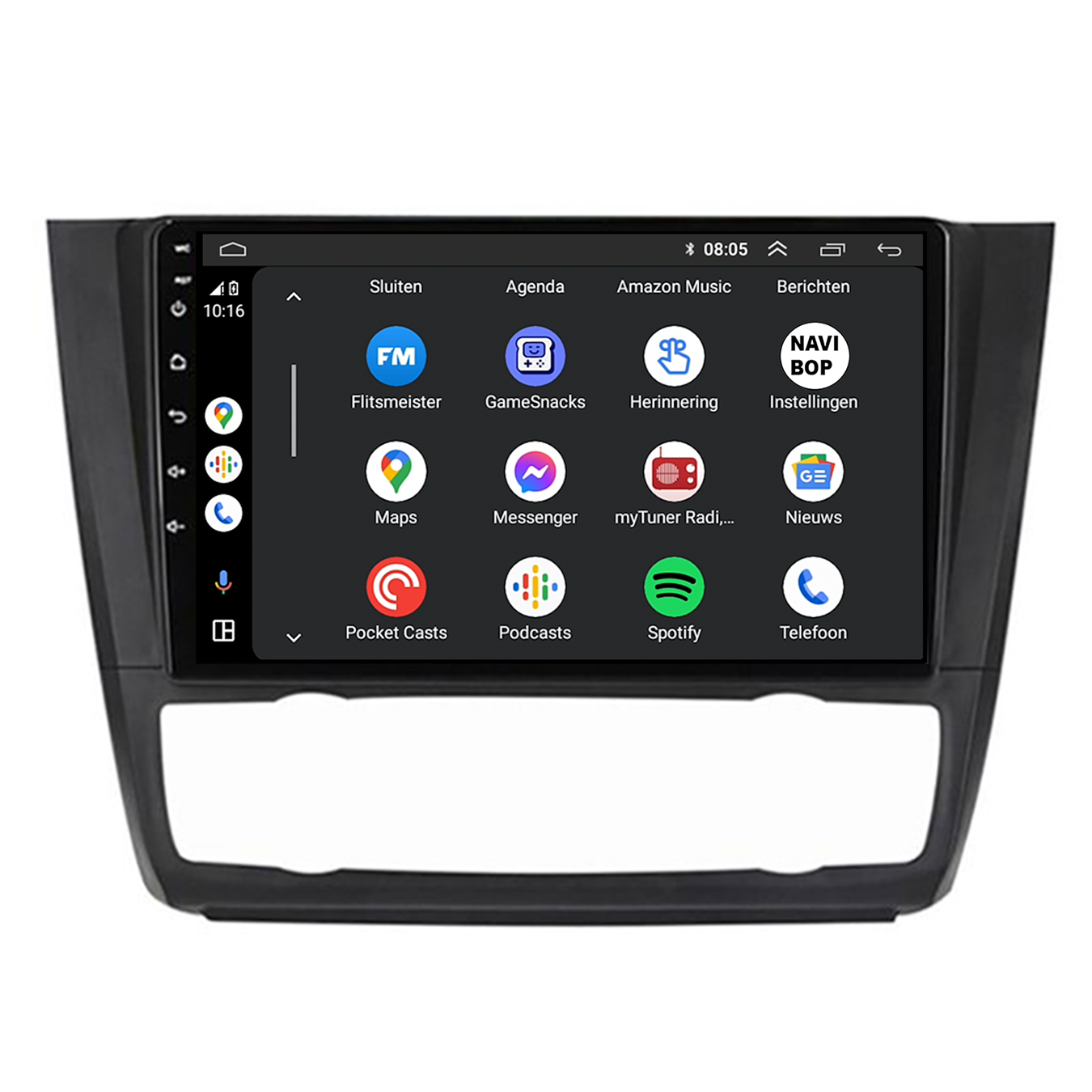 BMW 1 Serie | Autoradio | CarPlay & Android Auto | Android 15.0 | 2005 t/m 2013