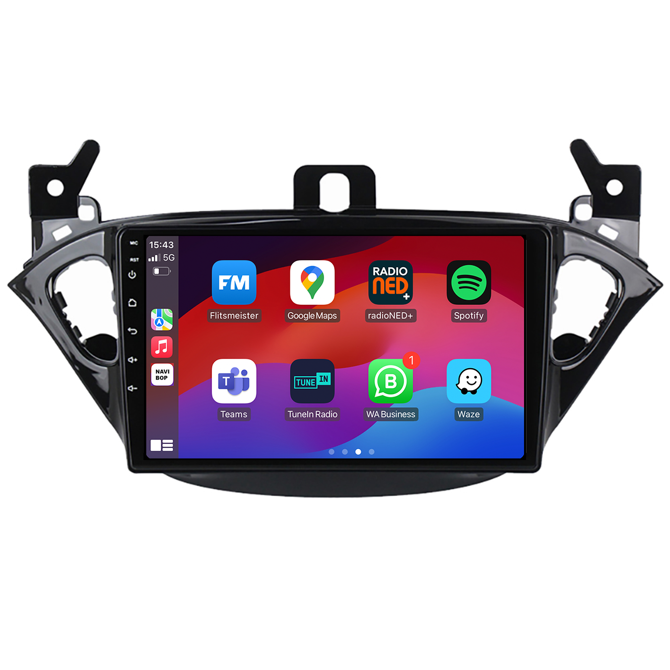 Opel Corsa E | Autoradio | CarPlay & Android Auto | Android 15.0 | 2013 t/m 2019