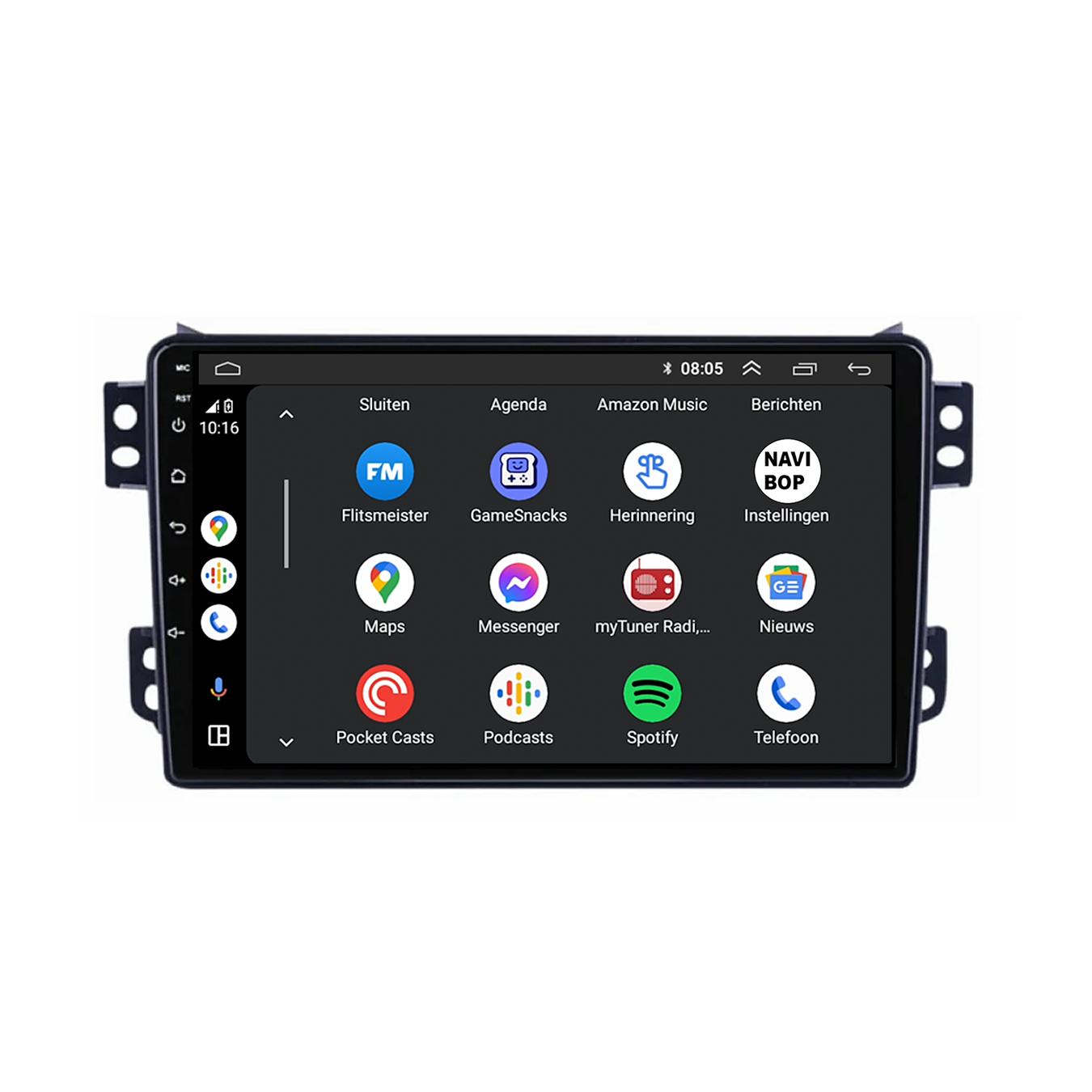 Suzuki Ritz | Autoradio | CarPlay & Android Auto | Android 15.0 | 2008 t/m 2012