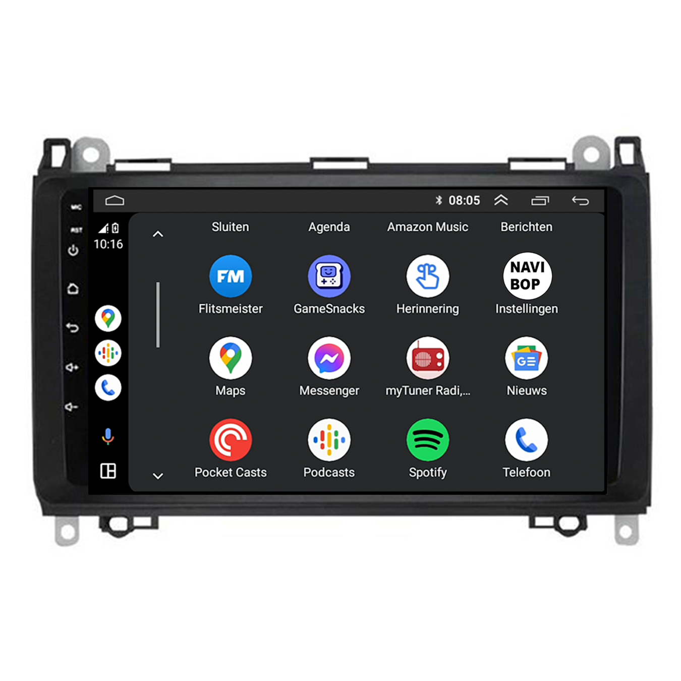 Mercedes Viano | Autoradio | CarPlay & Android Auto | Android 15.0 | 2006 t/m 2017