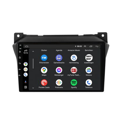 Suzuki Alto | Autoradio | CarPlay & Android Auto | Android 15.0 | 2008 t/m 2014