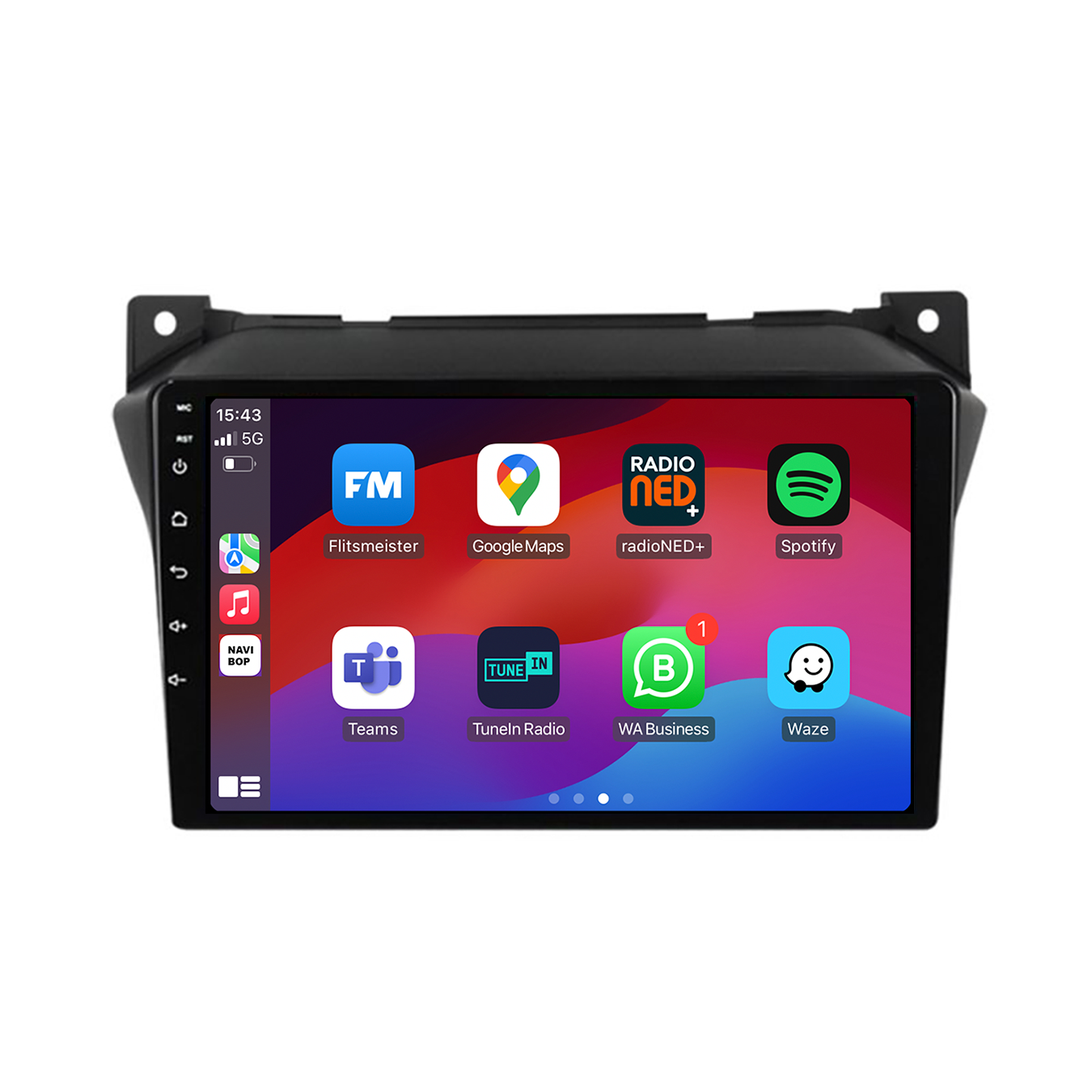 Suzuki Alto | Autoradio | CarPlay & Android Auto | Android 15.0 | 2008 t/m 2014