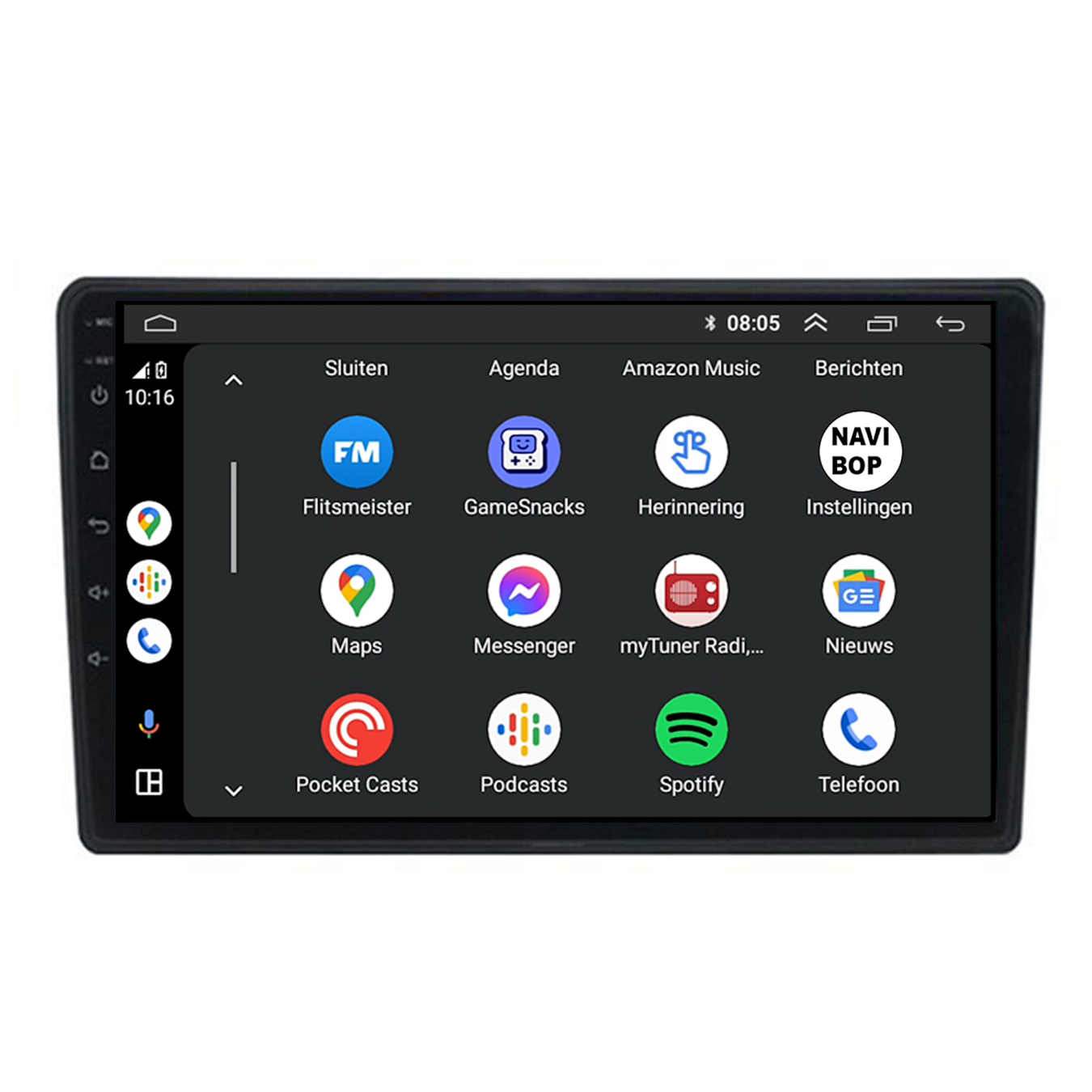 Universeel | Autoradio | CarPlay & Android Auto | Android 15.0 |  t/m