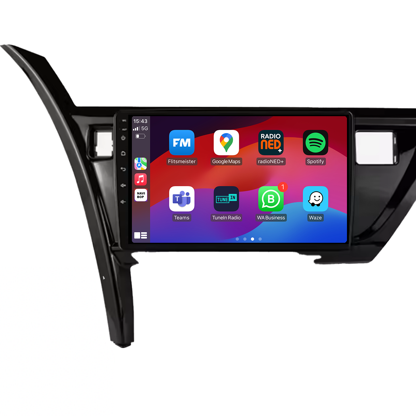 Toyota Auris | Autoradio | CarPlay & Android Auto | Android 15.0 | 1999 t/m 2013