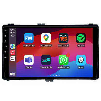 Toyota Auris | Autoradio | CarPlay & Android Auto | Android 15.0 | 1999 t/m 2013