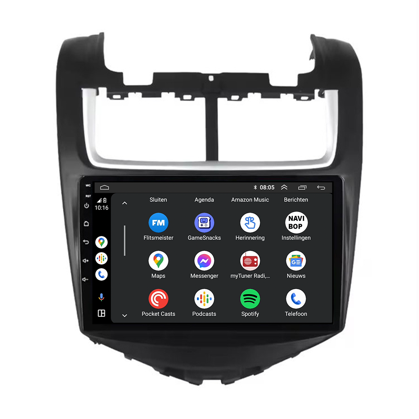 Chevrolet Aveo | Autoradio | CarPlay & Android Auto | Android 15.0 | 2011 t/m 2015