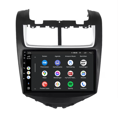 Chevrolet Aveo | Autoradio | CarPlay & Android Auto | Android 15.0 | 2011 t/m 2015