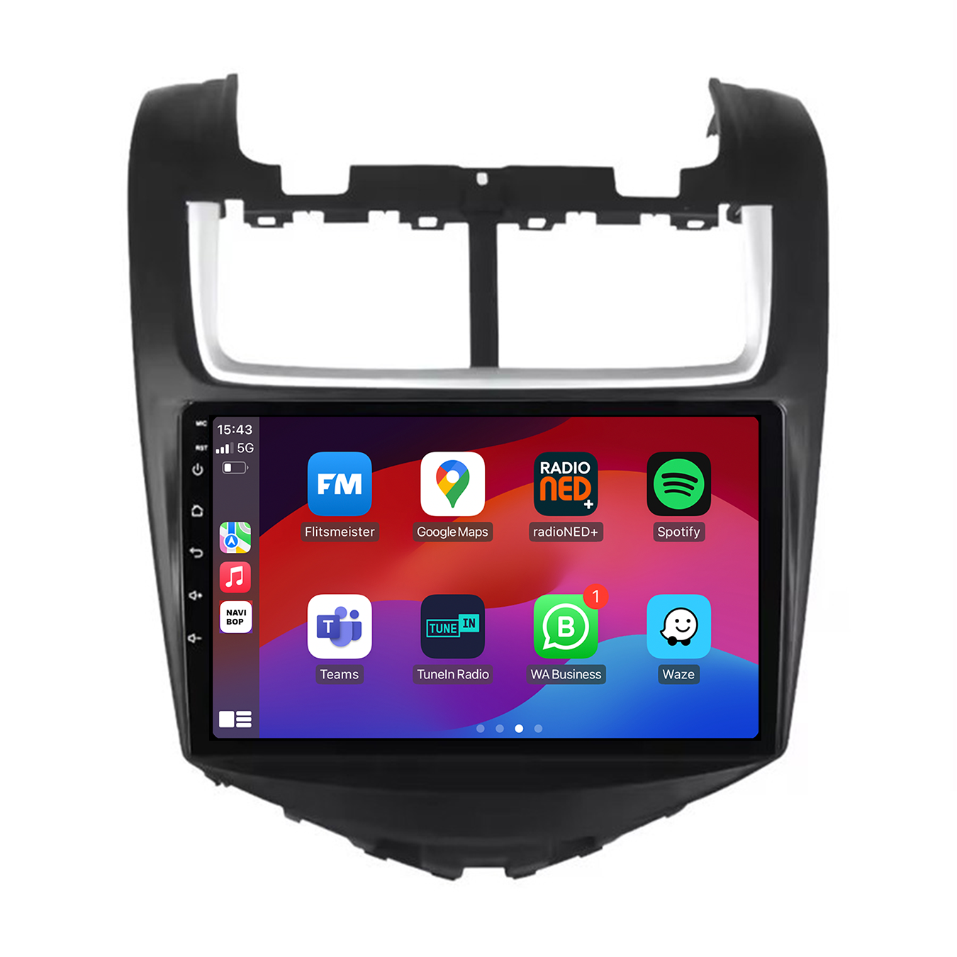 Chevrolet Aveo | Autoradio | CarPlay & Android Auto | Android 15.0 | 2011 t/m 2015