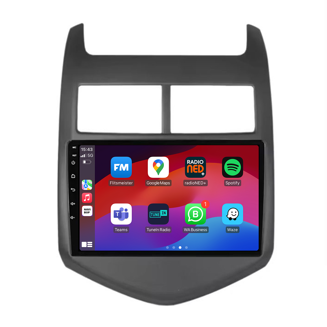 Chevrolet Aveo | Autoradio | CarPlay & Android Auto | Android 15.0 | 2011 t/m 2015