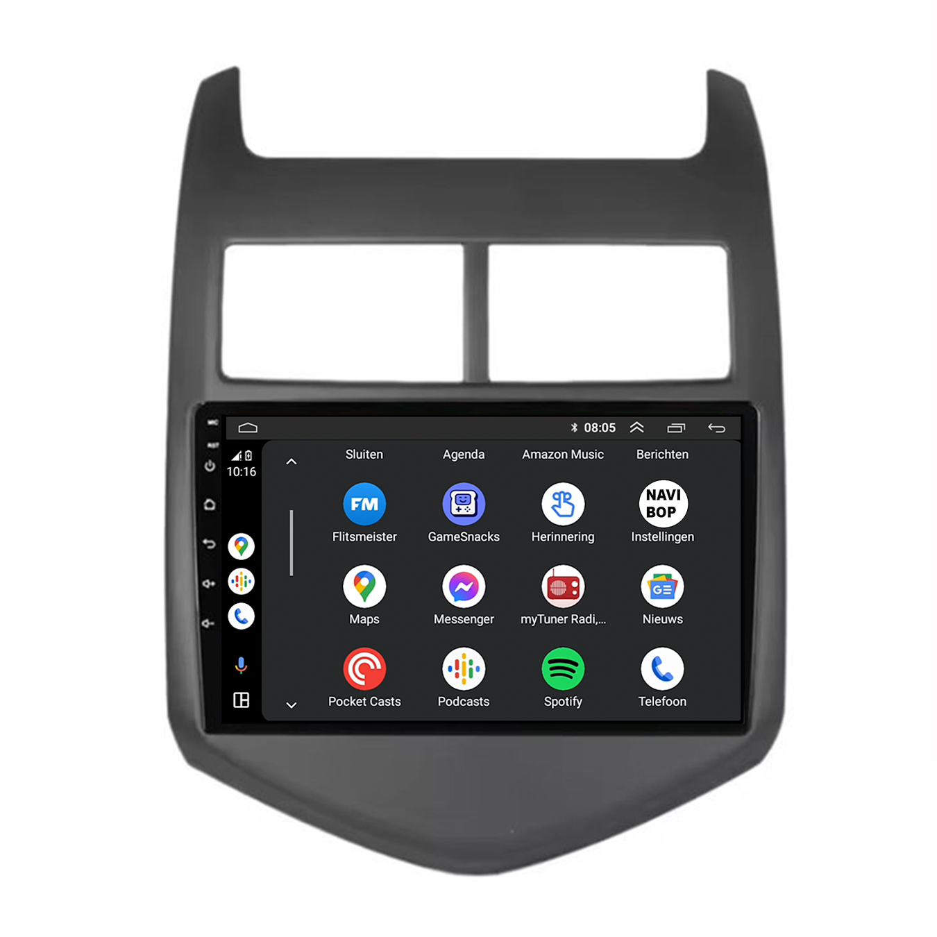 Chevrolet Aveo | Autoradio | CarPlay & Android Auto | Android 15.0 | 2011 t/m 2015