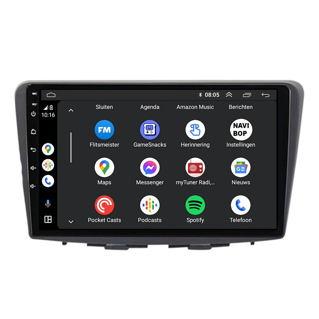 Suzuki Baleno | Autoradio | CarPlay & Android Auto | Android 15.0 | 2015 t/m 2018