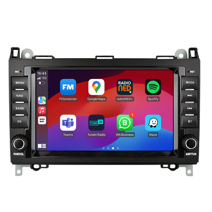 Mercedes V Klasse | Autoradio | CarPlay & Android Auto | Android 15.0 | 2006 t/m 2017