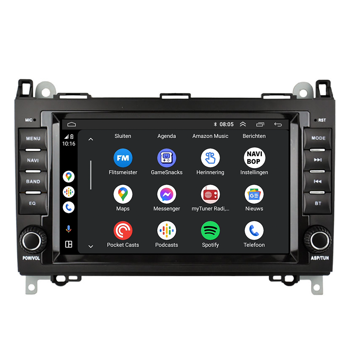 Mercedes Sprinter | Autoradio | CarPlay & Android Auto | Android 15.0 | 2006 t/m 2015