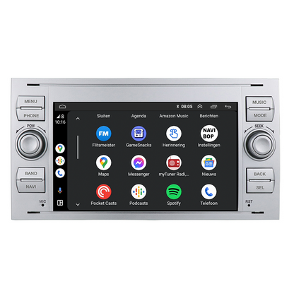 Ford Kuga | Autoradio | CarPlay & Android Auto | Android 15.0 | 2013 t/m 2019