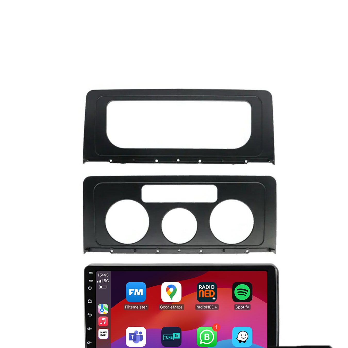 Volkswagen Caddy | Autoradio | CarPlay & Android Auto | Android 15.0 | 2010 t/m 2015