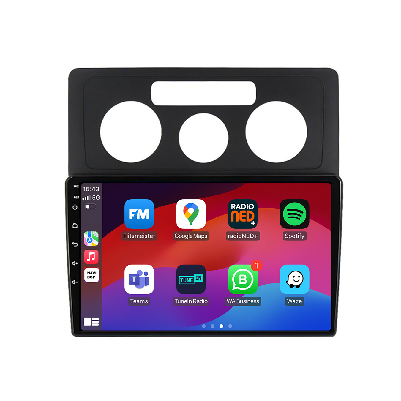 Volkswagen Caddy | Autoradio | CarPlay & Android Auto | Android 15.0 | 2010 t/m 2015