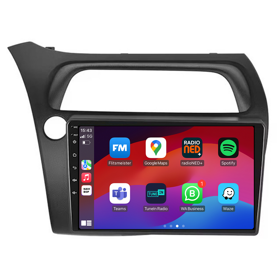 Honda Civic | Autoradio | CarPlay & Android Auto | Android 15.0 | 1996 t/m 2000
