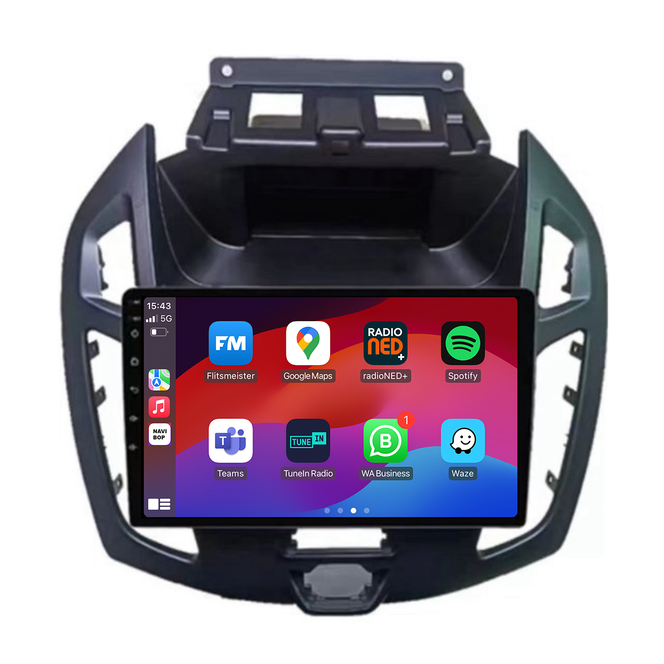 Ford Transit Connect | Autoradio | CarPlay & Android Auto | Android 15.0 | 2013 t/m 2024