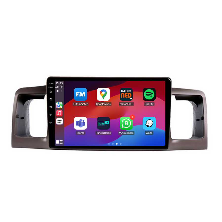 Toyota Corolla | Autoradio | CarPlay & Android Auto | Android 15.0 | 2006 t/m 2013