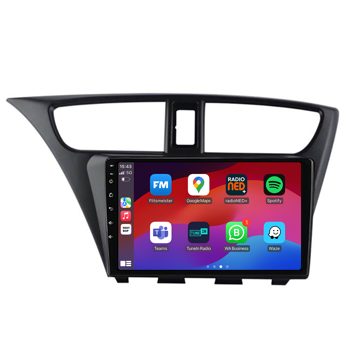 Honda Civic | Autoradio | CarPlay & Android Auto | Android 15.0 | 1996 t/m 2000