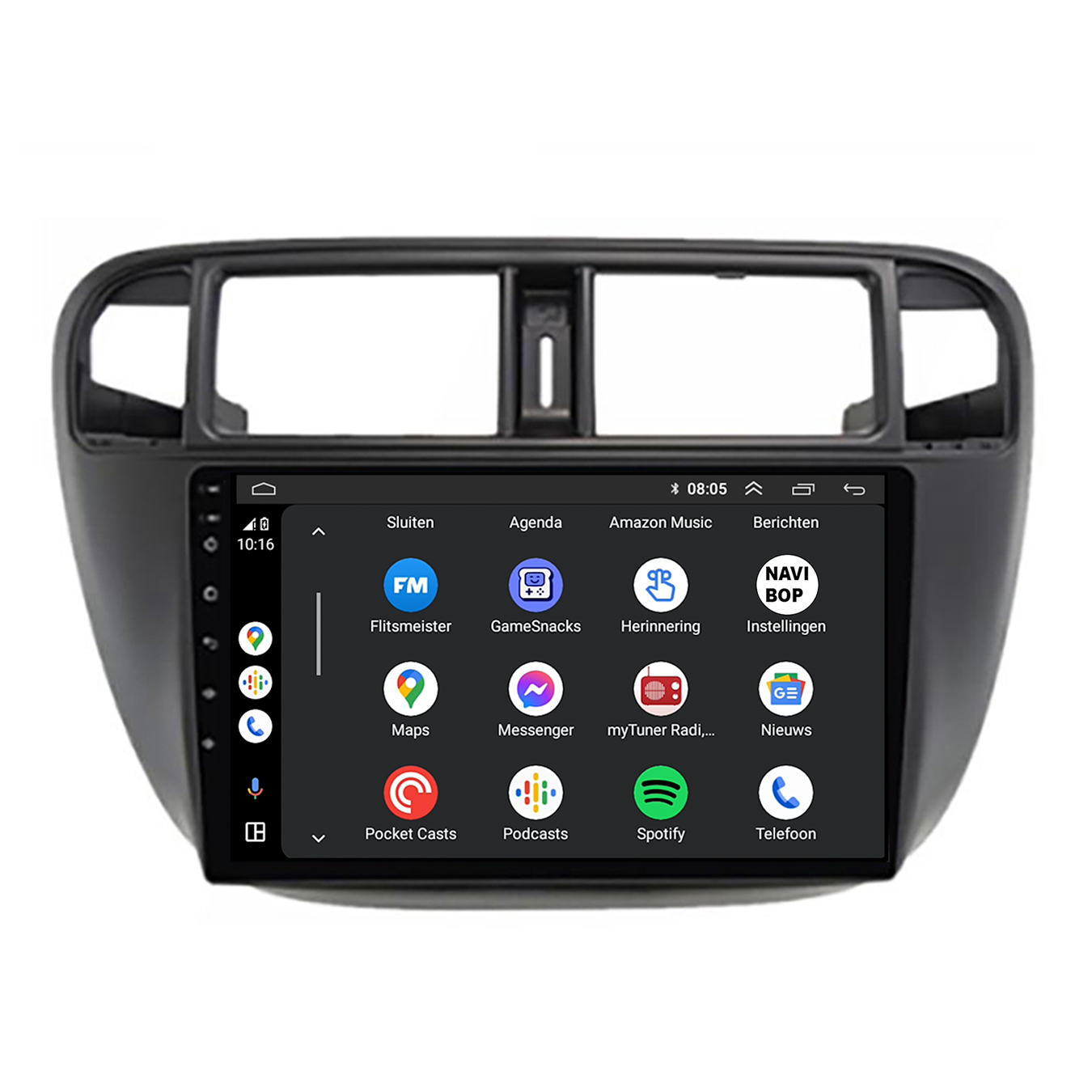 Honda Civic | Autoradio | CarPlay & Android Auto | Android 15.0 | 1996 t/m 2000