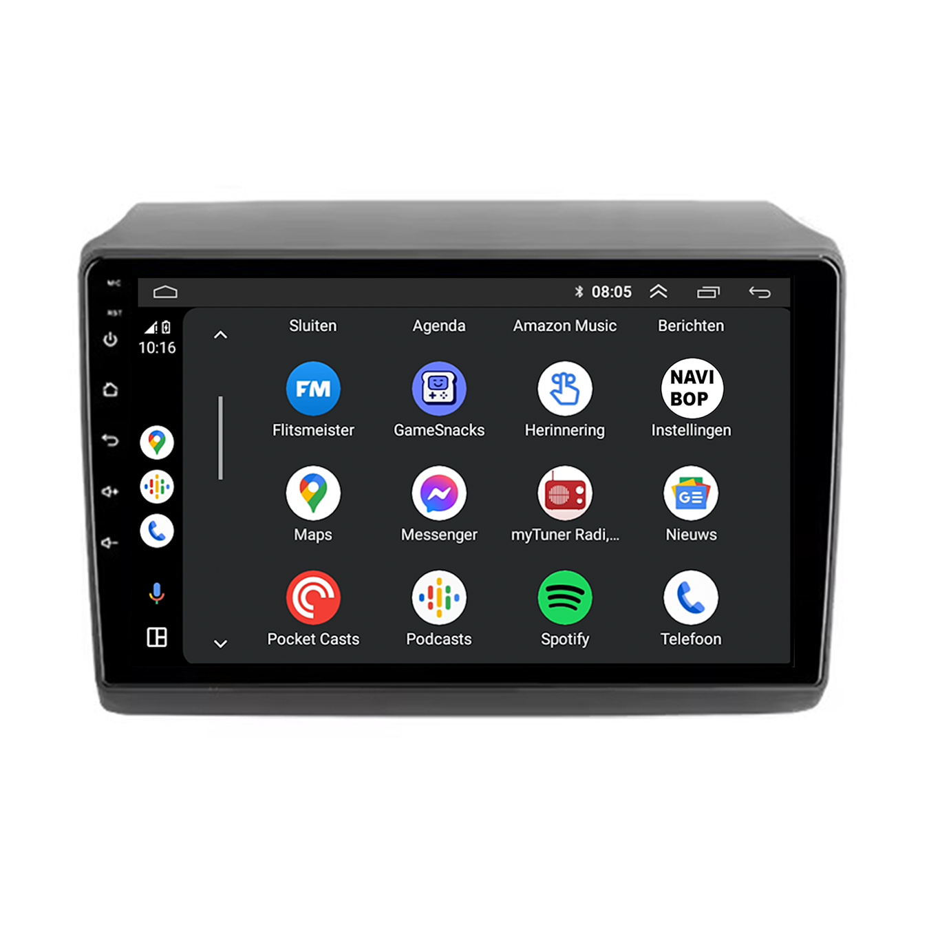 Fiat Ducato  | Autoradio | CarPlay & Android Auto | Android 15.0 | 2006 t/m 2015