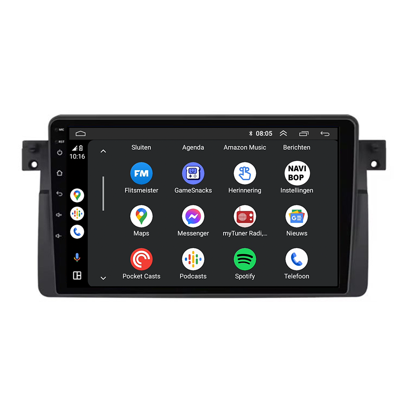 BMW E46 3-Serie | Autoradio | CarPlay & Android Auto | Android 15.0 | 1997 t/m 2006