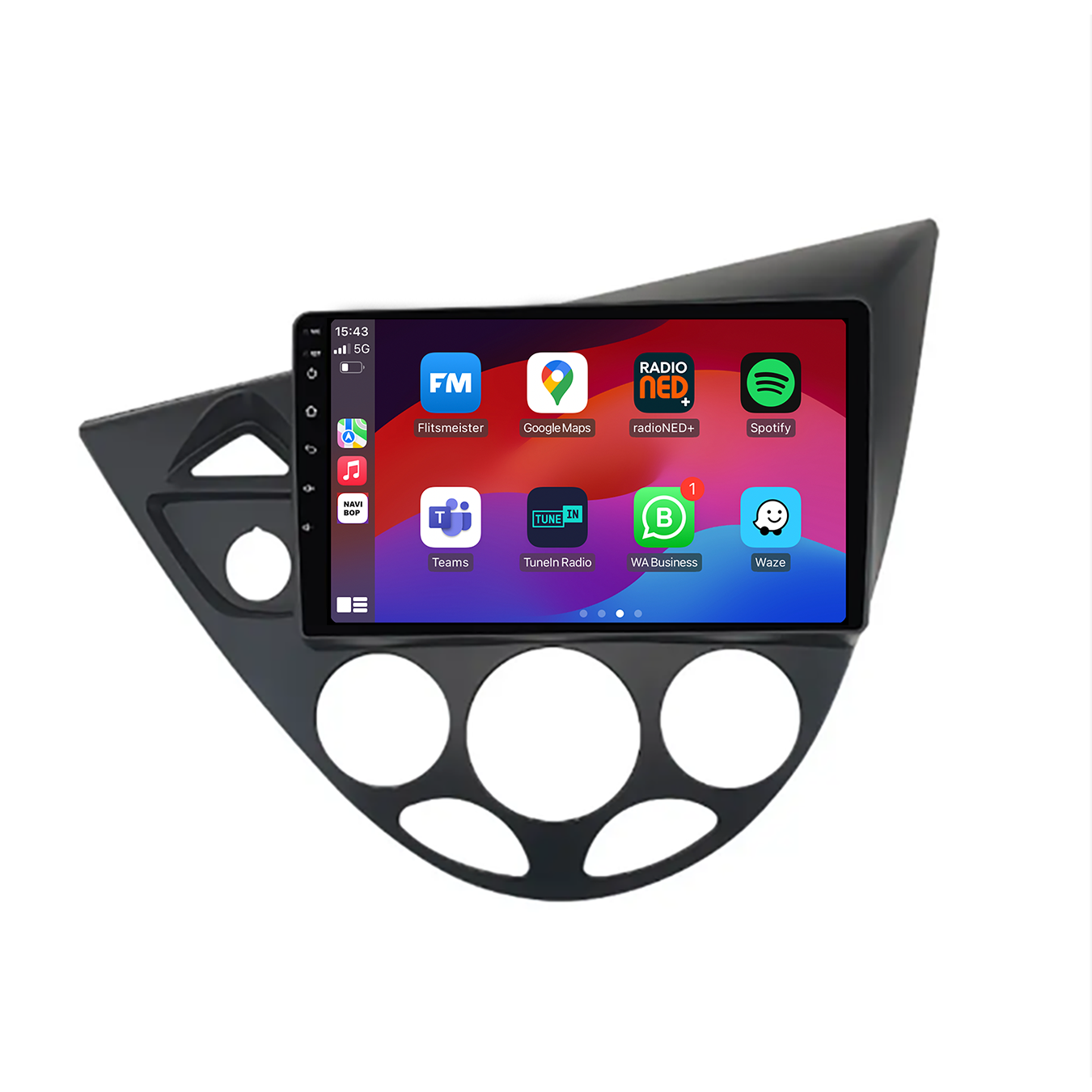 Ford Focus | Autoradio | CarPlay & Android Auto | Android 15.0 | 2012 t/m 2020