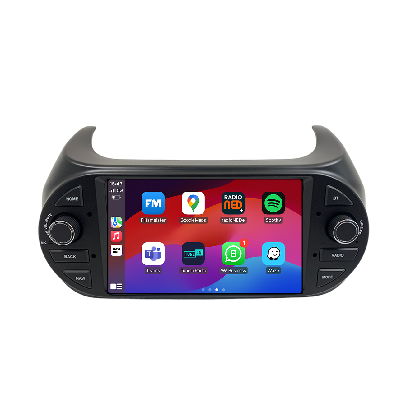 Citroen Nemo | Autoradio | CarPlay & Android Auto | Android 15.0 | 2008 t/m 2017