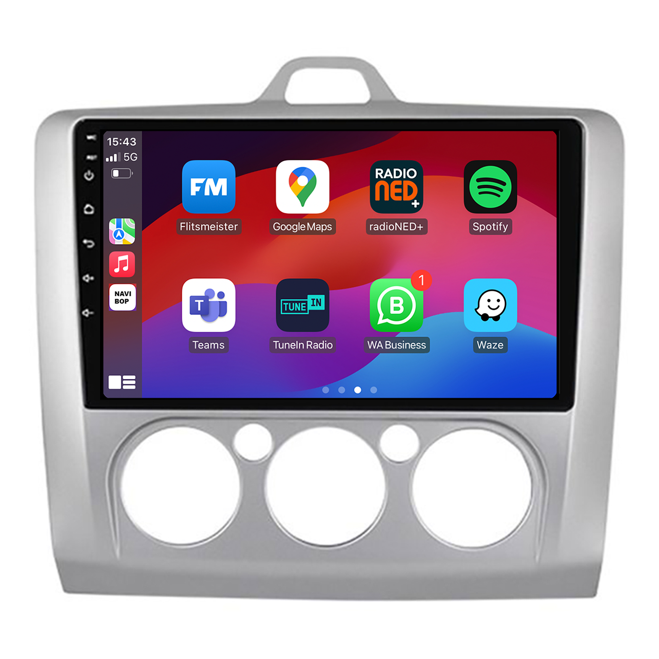 Ford Focus | Autoradio | CarPlay & Android Auto | Android 15.0 | 2012 t/m 2020