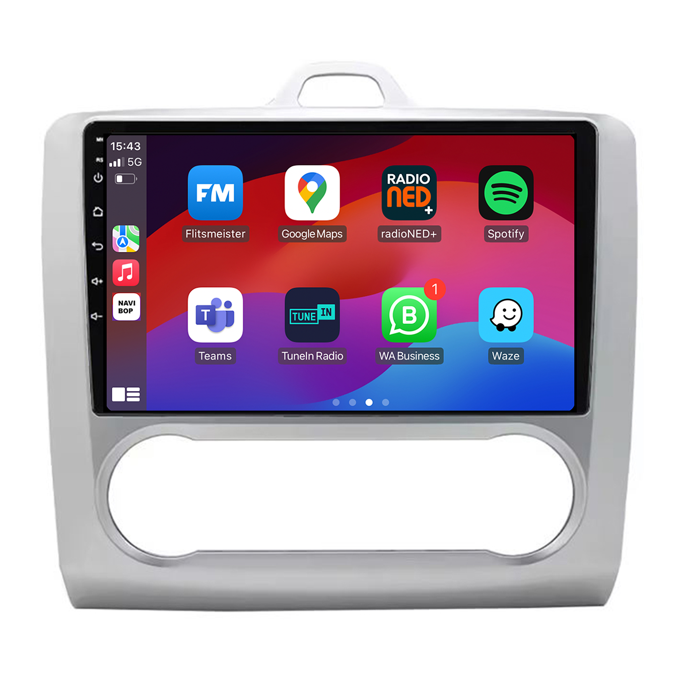 Ford Focus | Autoradio | CarPlay & Android Auto | Android 15.0 | 2012 t/m 2020