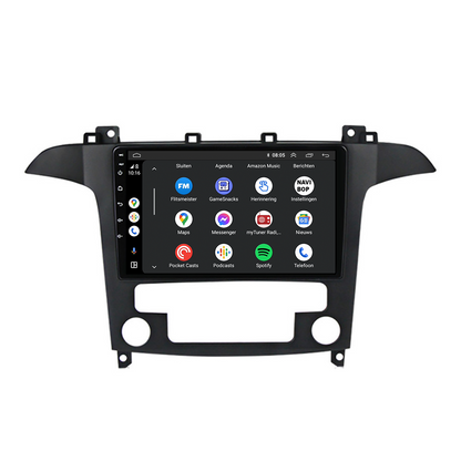 Ford S-max | Autoradio | CarPlay & Android Auto | Android 15.0 | 2009 t/m 2015
