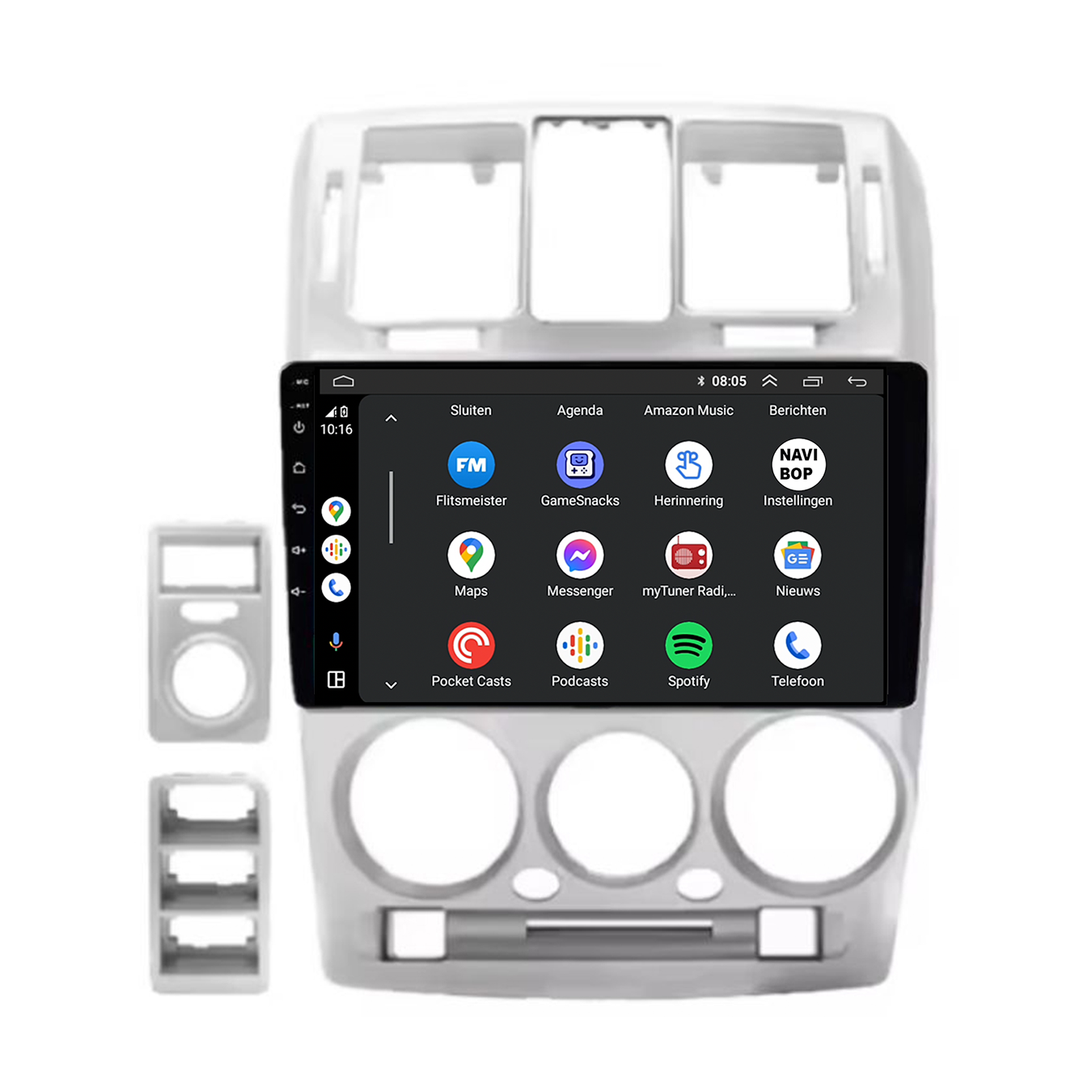 Hyundai Getz | Autoradio | CarPlay & Android Auto | Android 15.0 | 2002 t/m 2011