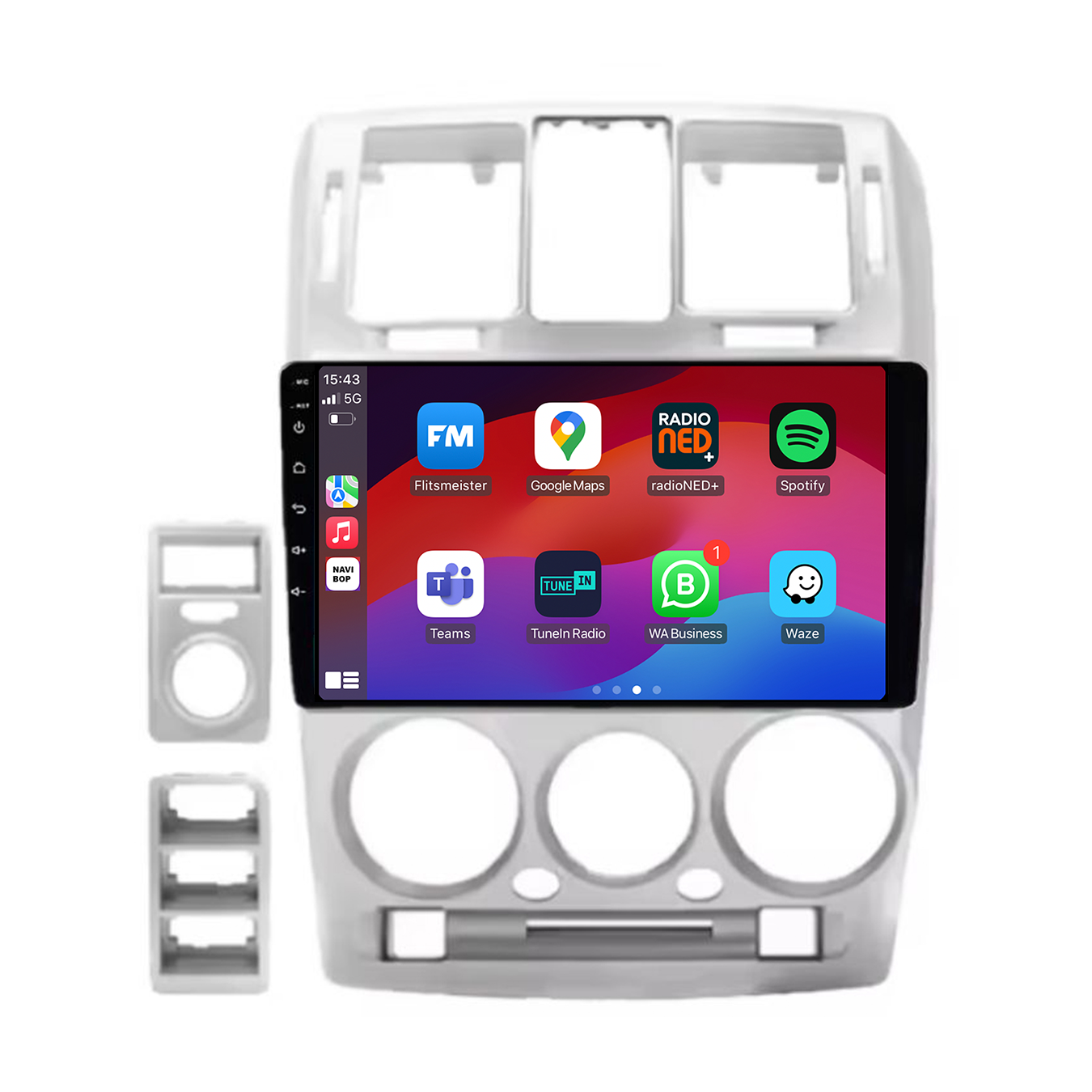 Hyundai Getz | Autoradio | CarPlay & Android Auto | Android 15.0 | 2002 t/m 2011