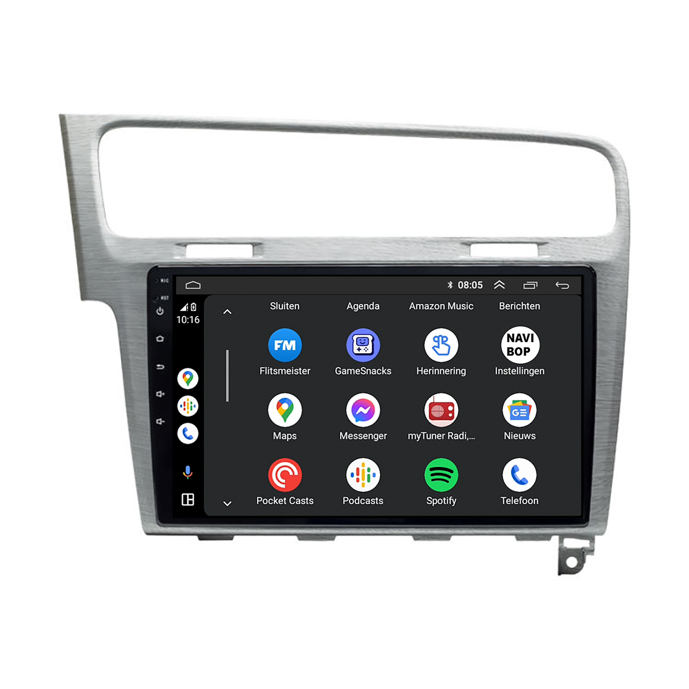 Volkswagen Golf 7 - Grijs | Autoradio | CarPlay & Android Auto | Android 15.0 | 2013 t/m 2020