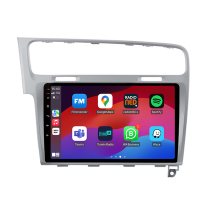 Volkswagen Golf 7 - Zilver | Autoradio | CarPlay & Android Auto | Android 15.0 | 2013 t/m 2020