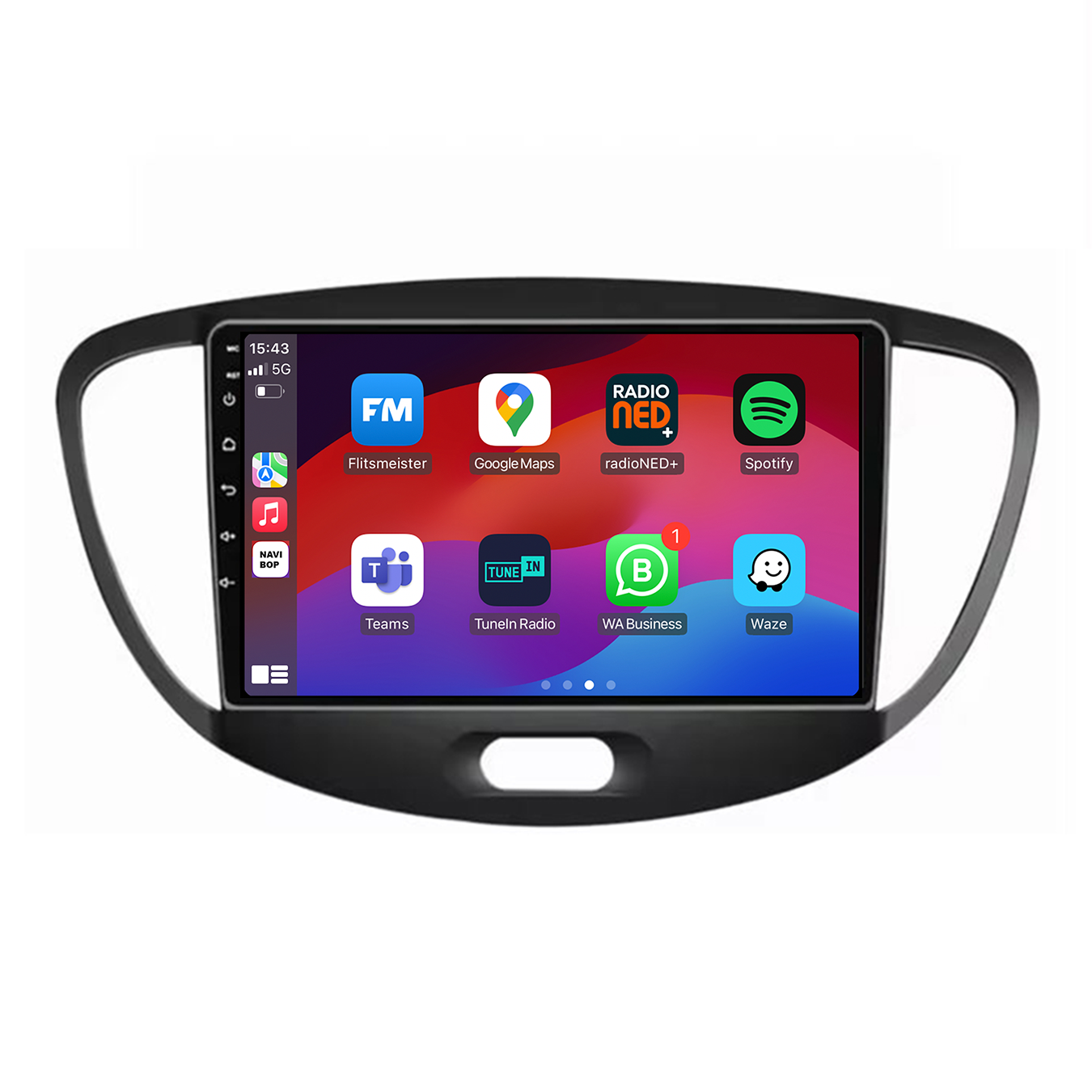 Hyundai I10 | Autoradio | CarPlay & Android Auto | Android 15.0 | 2014 t/m 2017