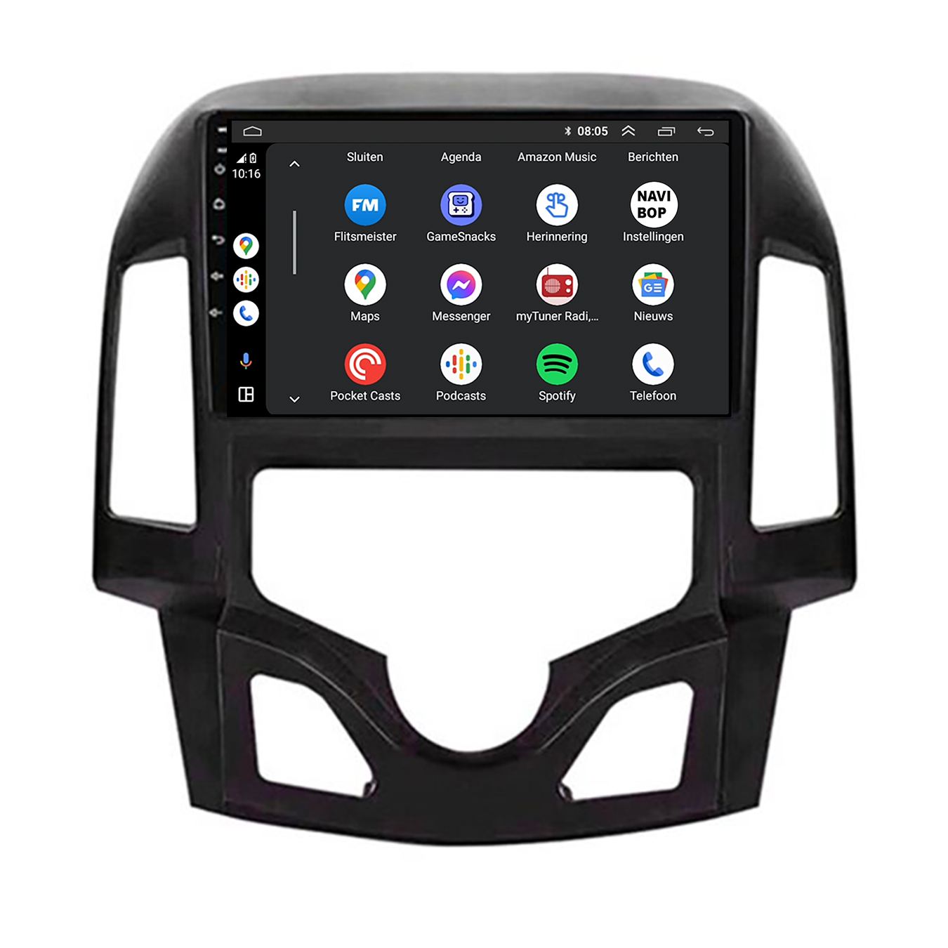 Hyundai I30 | Autoradio | CarPlay & Android Auto | Android 15.0 | 2007 t/m 2013