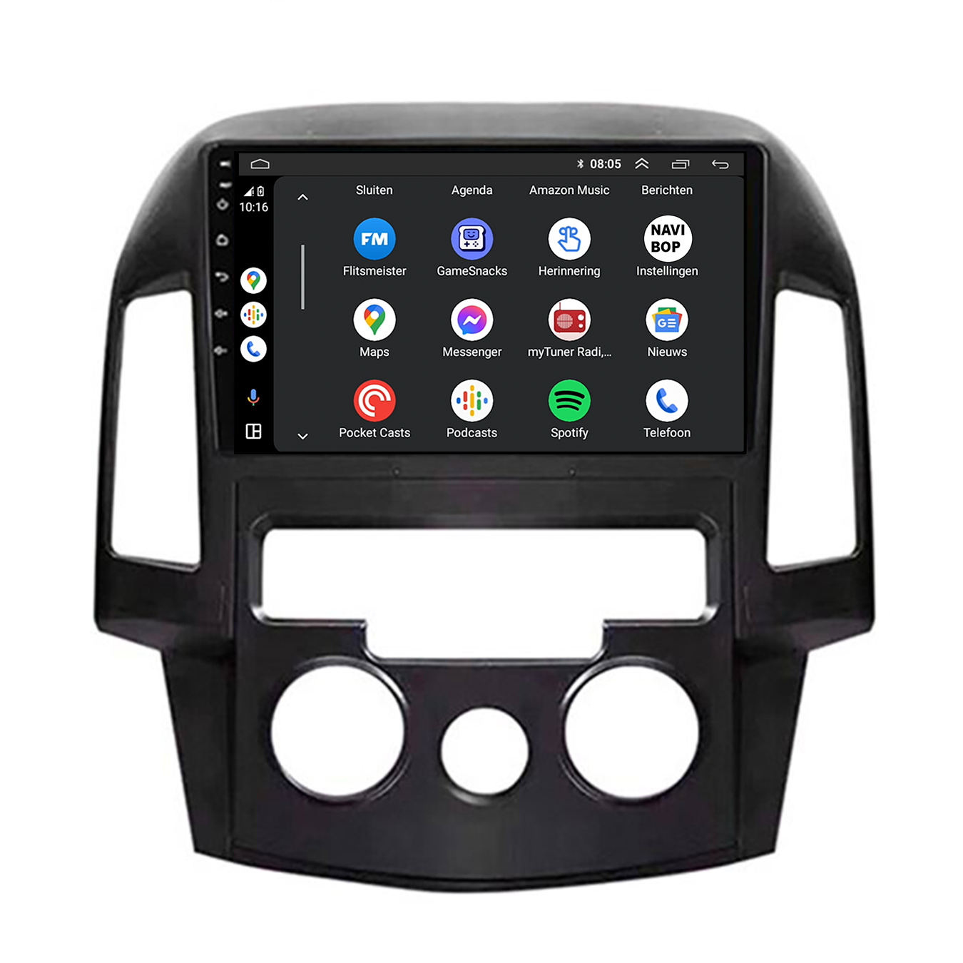 Hyundai I30 | Autoradio | CarPlay & Android Auto | Android 15.0 | 2007 t/m 2013