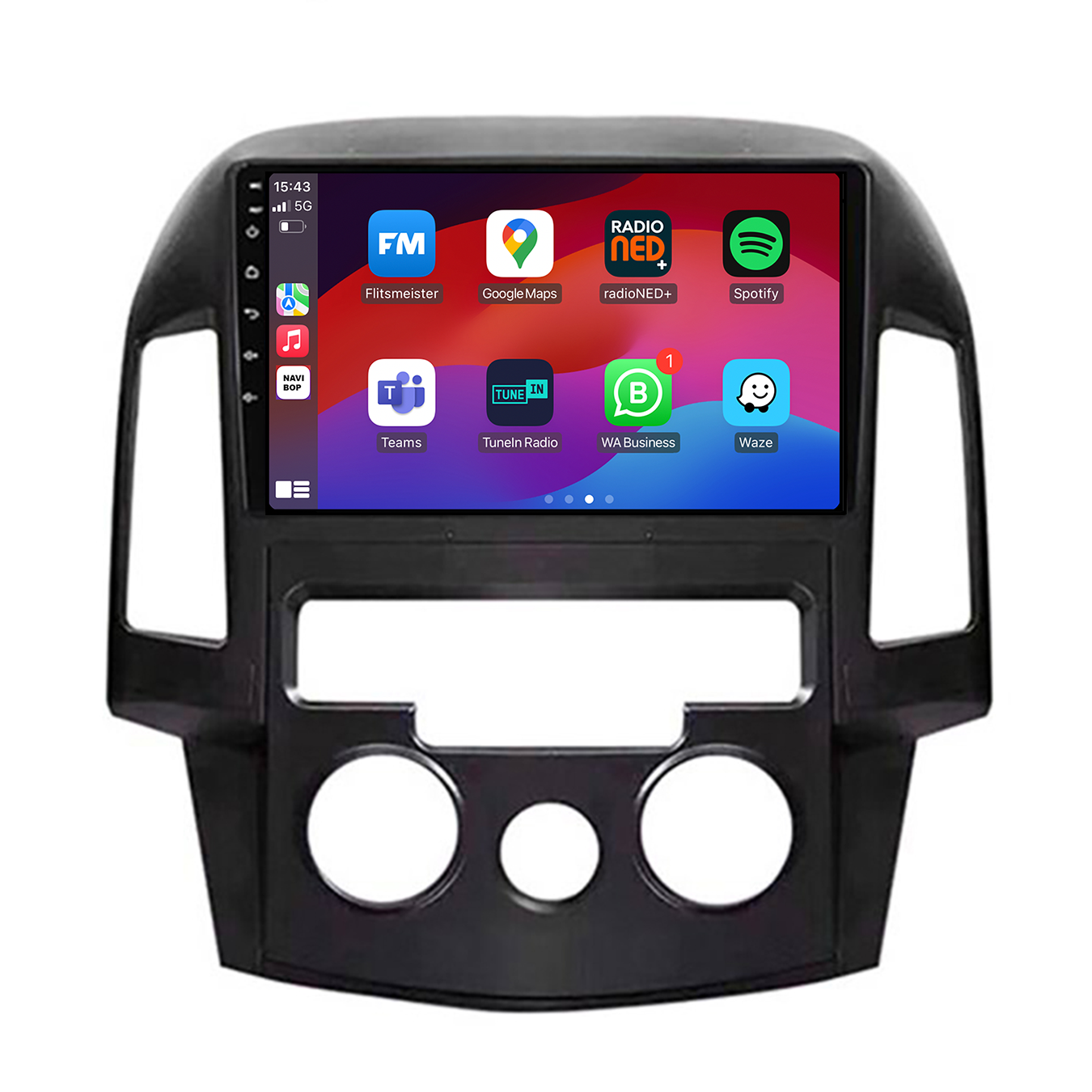 Hyundai I30 | Autoradio | CarPlay & Android Auto | Android 15.0 | 2007 t/m 2013