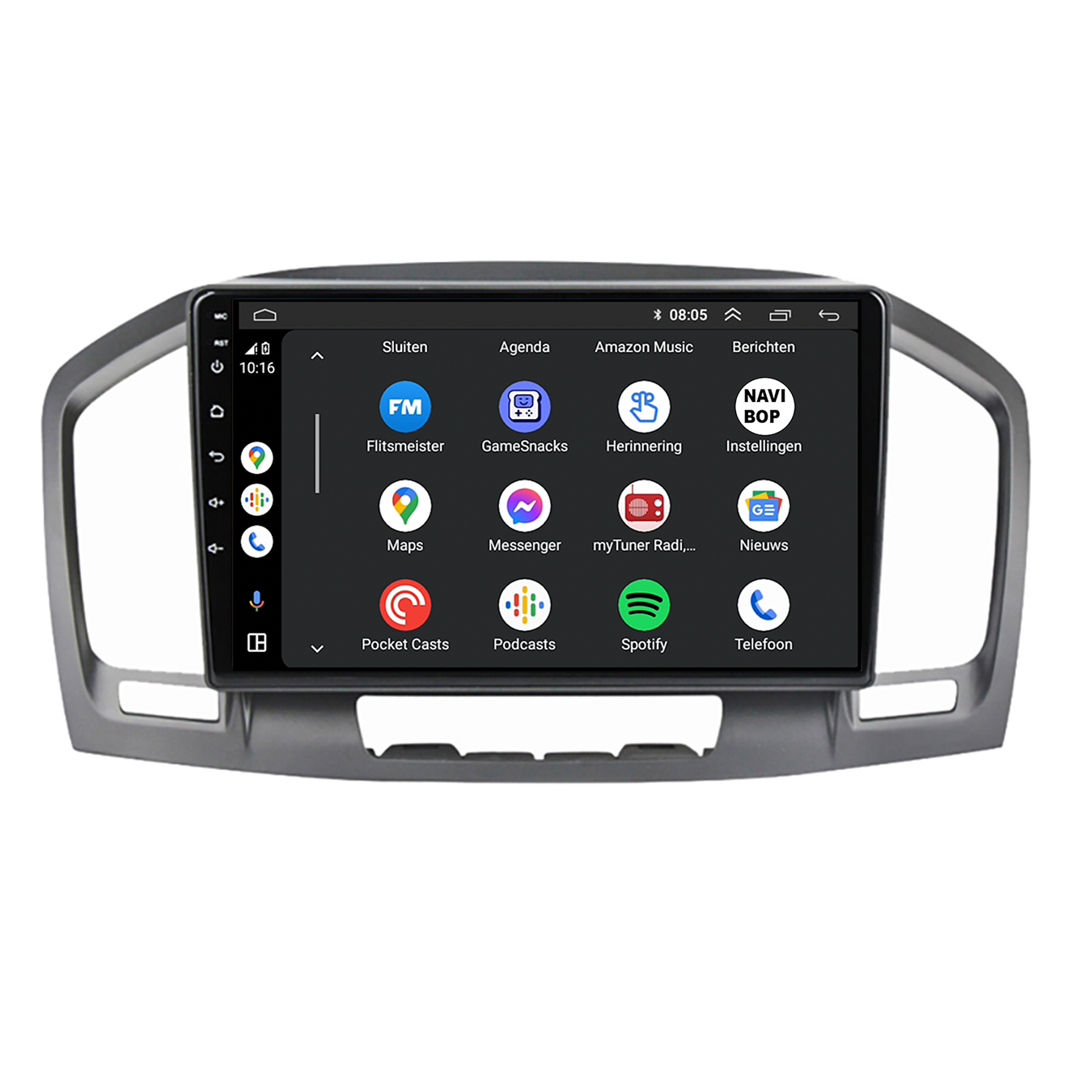 Opel Insignia | Autoradio | CarPlay & Android Auto | Android 15.0 | 2009 t/m 2013