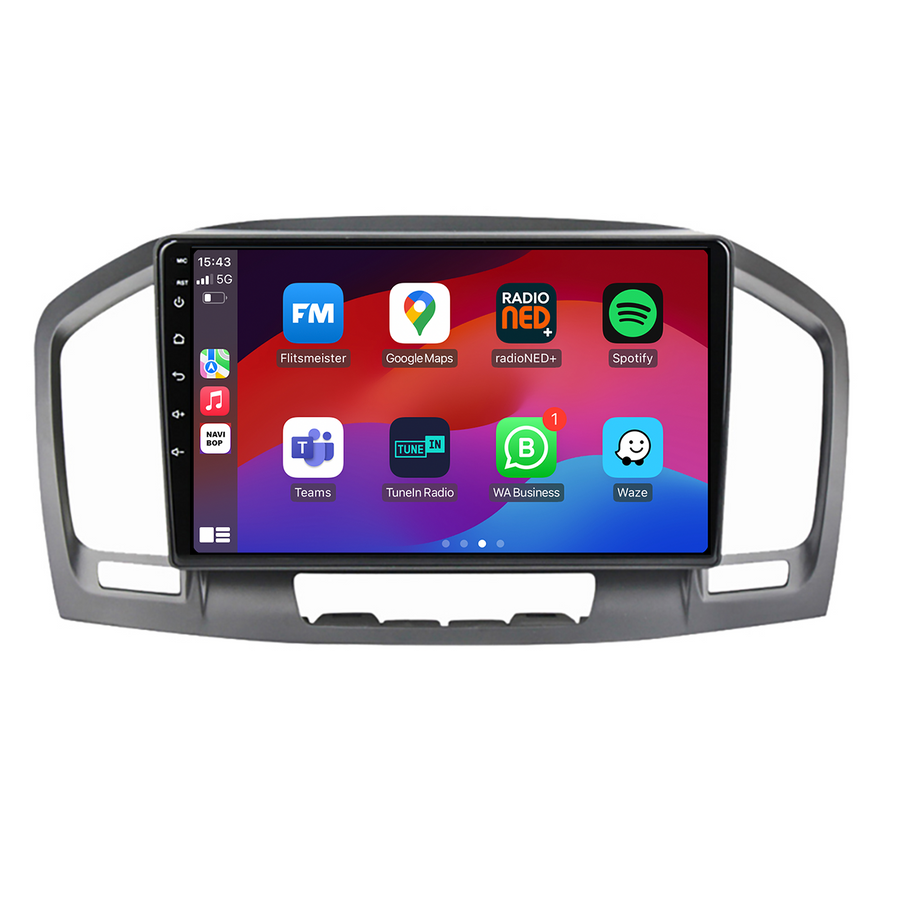 Opel Insignia | Autoradio | CarPlay & Android Auto | Android 15.0 | 2009 t/m 2013