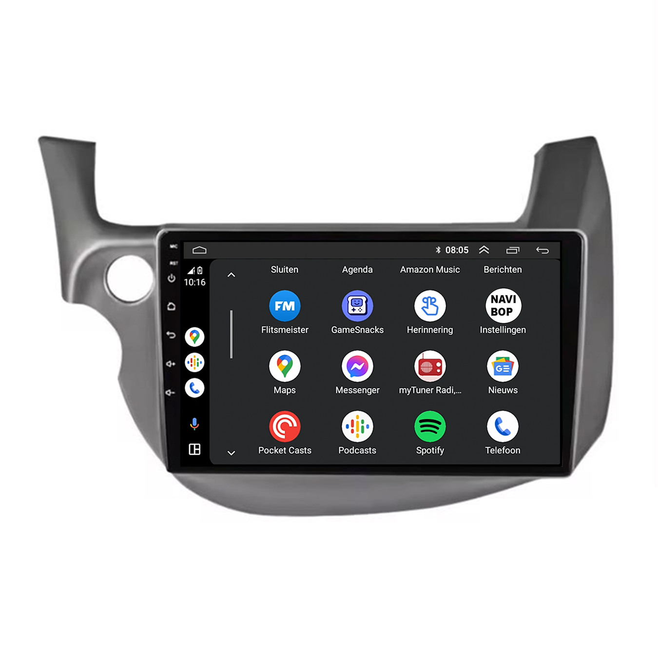 Honda Fit | Autoradio | CarPlay & Android Auto | Android 15.0 | 2007 t/m 2015