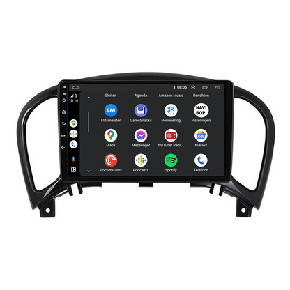 Nissan Juke  | Autoradio | CarPlay & Android Auto | Android 15.0 | 2010 t/m 2019