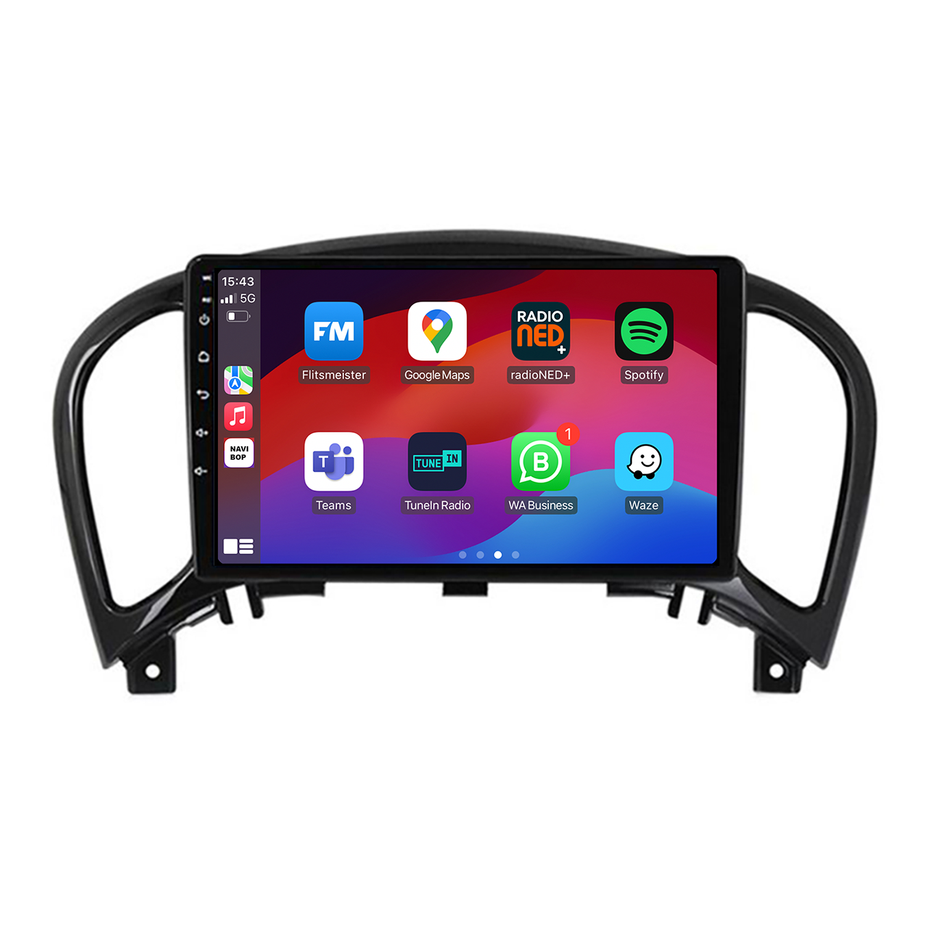 Nissan Juke  | Autoradio | CarPlay & Android Auto | Android 15.0 | 2010 t/m 2019