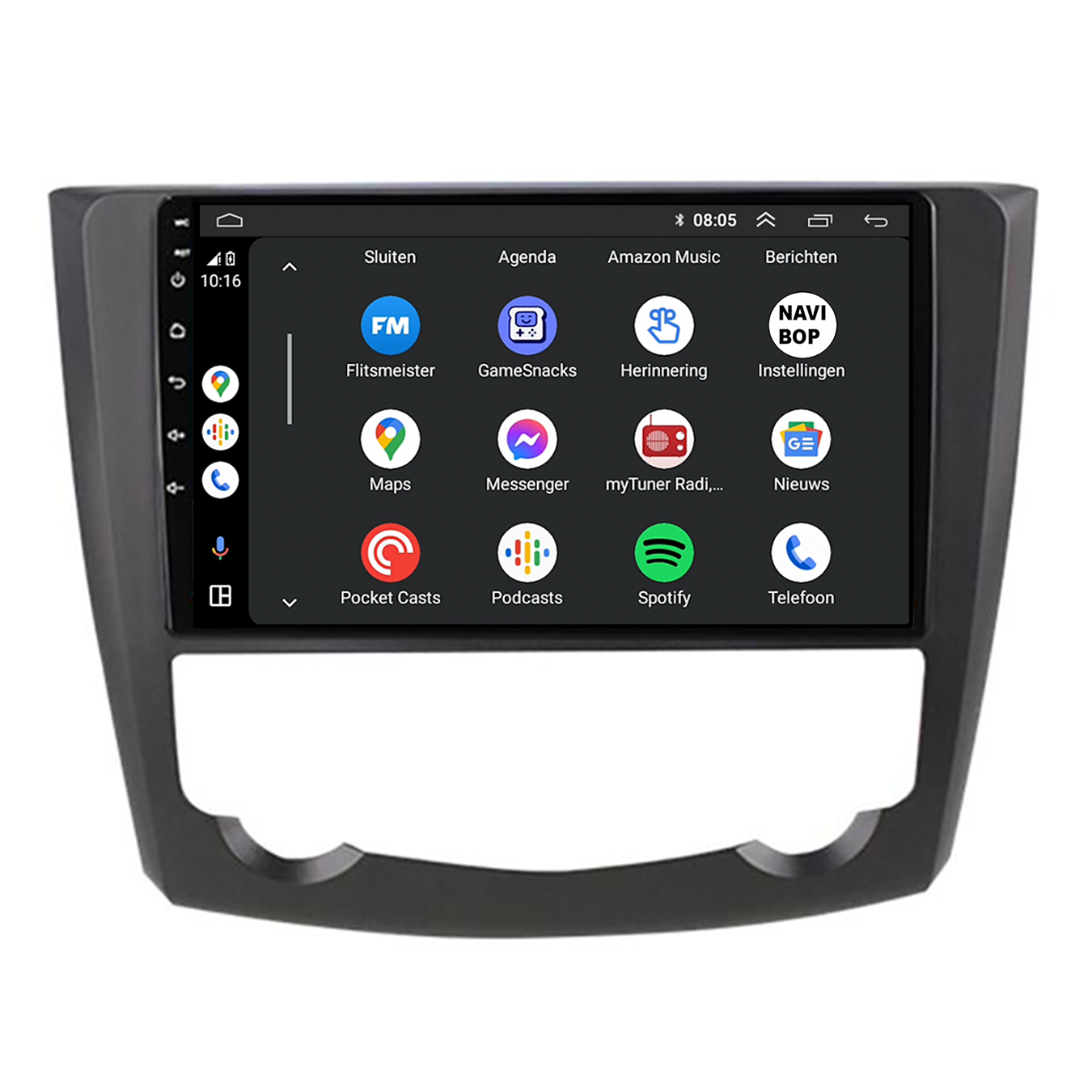 Renault Kadjar | Autoradio | CarPlay & Android Auto | Android 15.0 | 2015 t/m 2019